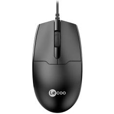 Mouse Ópitco Com Fio Usb, Lecoo, 1.200 Dpi, Ms101, Preto