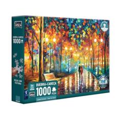 Quebra Cabeça Leonid Afremov Som da Chuva 1000 Peças - Toyster
