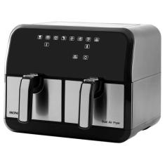 Air Fryer Mondial Dual Duplo Cesto Preta 8L com Timer AFD-01-BI, Preto
