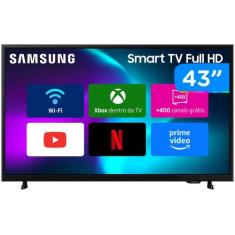 Samsung Smart TV 43" FHD F6000F 2025, Xbox Cloud Gaming, Canais Gratui