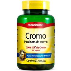 Picolinato De Cromo - 60 Cápsulas - Maxinutri