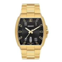 Relógio Orient Masculino Quadrado Dourado Ggss1018 P2kx