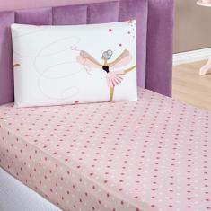 Jogo de Cama Infantil Solteiro Bouti Kids 02 Pçs Bailarina