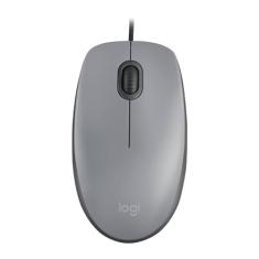 Mouse com fio Logitech M110 Cinza