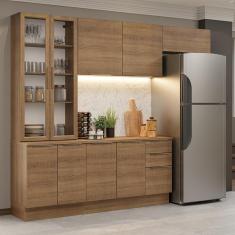 Armário De Cozinha Completa 270cm Rustic Stella Madesa 11