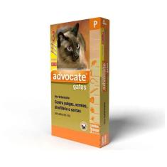 Antipulgas Advocate Gatos Até 4 Kg Com 3 Bisnagas