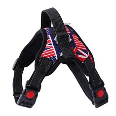 Colete ajustável de peitoral para cães da POPETPOP e coleira à prova de fuga para animais de estimação