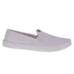 Tênis Moleca Slip On Napa Feminino Branco