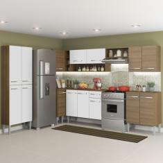 Cozinha Completa De Canto Reto Madesa Emilly 481 Com Arm rio