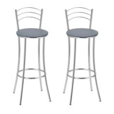 Kit 2 Banquetas Cromadas Bc26-a A144 - TRE PARONI