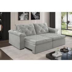 Sofá Retrátil 2 Lugares 242cm Astor 2107 - Estofart