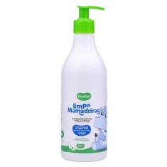 Detergente para Mamadeira Chupeta e Utensílios de Bebê - Sem Perfume, Hipoalergênico, Remove Gordura e Resíduos de Leite, Produto Natural e Vegano Infantil, 500ml |Limpa Mamadeira - Bioclub