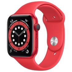 Apple Watch Series 6 (GPS + Cellular) 44mm Caixa (PRODUCT)RED de Alumínio com Pulseira Esportiva (PRODUCT)RED