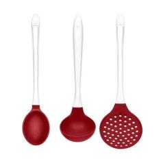 Kit Para Servir de Silicone Cabo Acrílico UD037