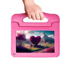 Tablet Kid Multi 4GB RAM 64GB Wi-Fi USB 2MP 7" NB411 - Rosa