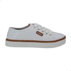 Tênis Casual Moleca 5712.205 Napa Branco