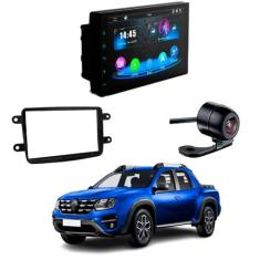 Central Multimídia CarPlay Mp5 2 Din Faaftech 7 Polegadas + Câmera de 