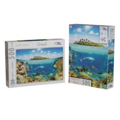 Quebra Cabeça Corais 500 Peças Pais e filhos