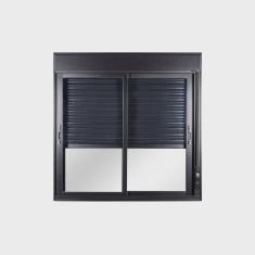 Janela de Aluminio Persiana Integrada 120x150cm Manual 2 Folhas Topsul
