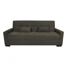 Sofá Cama Lavínia 3 Lugares Suede Capuccino Matrix