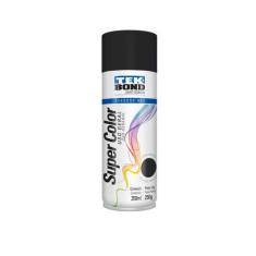 Tinta Spray Tekbond Supercolor uso geral 350ml - Tek Bond, Preto Fosco