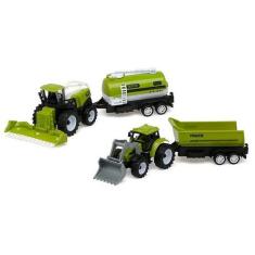 Kit 2 Tratores com Carreta em Miniatura Fazenda 9972-30B - Dorémi - CO