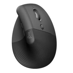 Mouse Sem Fio Logitech Lift, 4000 DPI, 6 Botoes, Bluetooth, Ergonomico, USB, Grafite, 910-006466