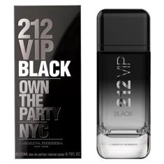 Perfume Carolina Herrera 212 Vip Black Eau de Parfum 200ml Masculino, 