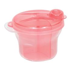 Pote Para Leite Em Pó Rosa - Buba