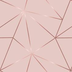 Papel De Parede Zara Rosê Fio Rosê Auto Colante 12m