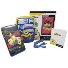 Tablet Positivo Twist Tab Minions+ com Tela 7", Quad Core, 64GB, Wi-Fi, Câmera Frontal 2MP, Android 11 GO, Capinha e Bolsa de transporte - Preto