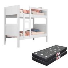 Beliche Reforçada De Solteiro Lançamento + Colchão D20 Flora - BeA Ben