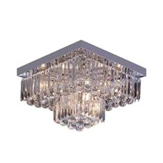 Startec 140130004, Plafon Cake Quadrado, 40 cm, Transparente