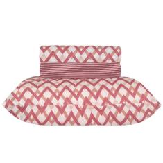 Jogo De Cama Duplo Casal 4 Peças 140 Fios 250x220cm Jade 2 Realce Premium - Sultan