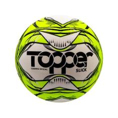 Bola de Futebol de Campo Topper Slick Fusionada, Amarelo e Preto, 5