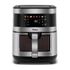 Air Fryer Philco PAF90C 9L com Visor Glass e Painel Digital Antiaderente Preto 220V