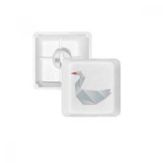 Teclado mecânico geométrico abstrato padrão origami teclado mecânico PBT Gaming Upgrade Kit