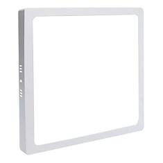 PAINEL PLAFON LUMINÁRIA LED SOBREPOR QUADRADO 25W 4000K