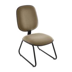 Cadeira Diretor Trapézio para Escritório Linha Uno Bege