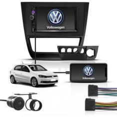 Kit Central Multimidia 2Din Mp5 Bt Espelha Volkswagen Gol G6 - First O