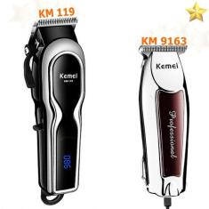 Combo Maquina Kemei Km-119 + Kemei Pezinho Km9163