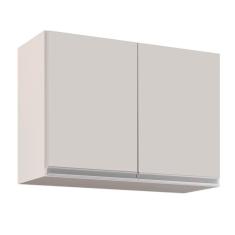 Armário Aéreo De Cozinha 02s Eva 80cm Branco