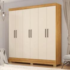 Guarda-roupa Casal 6 Portas Prático - Demóbile