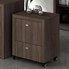 Gaveteiro de Escritório p/Pasta Suspensa com 2 gavetas e Rodizío ME411