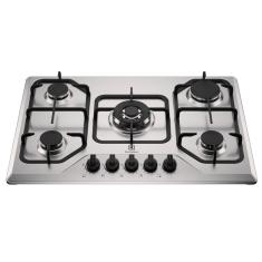 Cooktop à Gás Electrolux 5 Bocas KE5XC Multi Chama Mesa Inox Bivolt