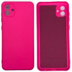 Capa de Silicone Aveludada para Samsung A04 Core - Pink - Dsitrbuidora