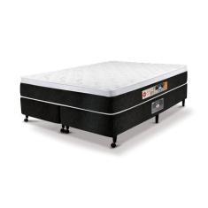 Cama Box Queen Castor Black e White Air One Face D45 158x198x50 + Box 