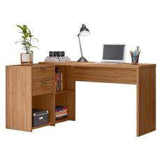 Escrivaninha Mesa Escritório em L Office Nt 2060 2 Gavetas 3 Nichos 14