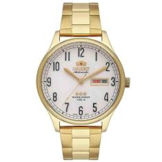 Relógio Orient Automático Masculino Dourado F49GG012 T2KX-Masculino