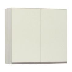 Armário Luciane 80cm 2 Portas Luci Legno Crema C/Kashmir